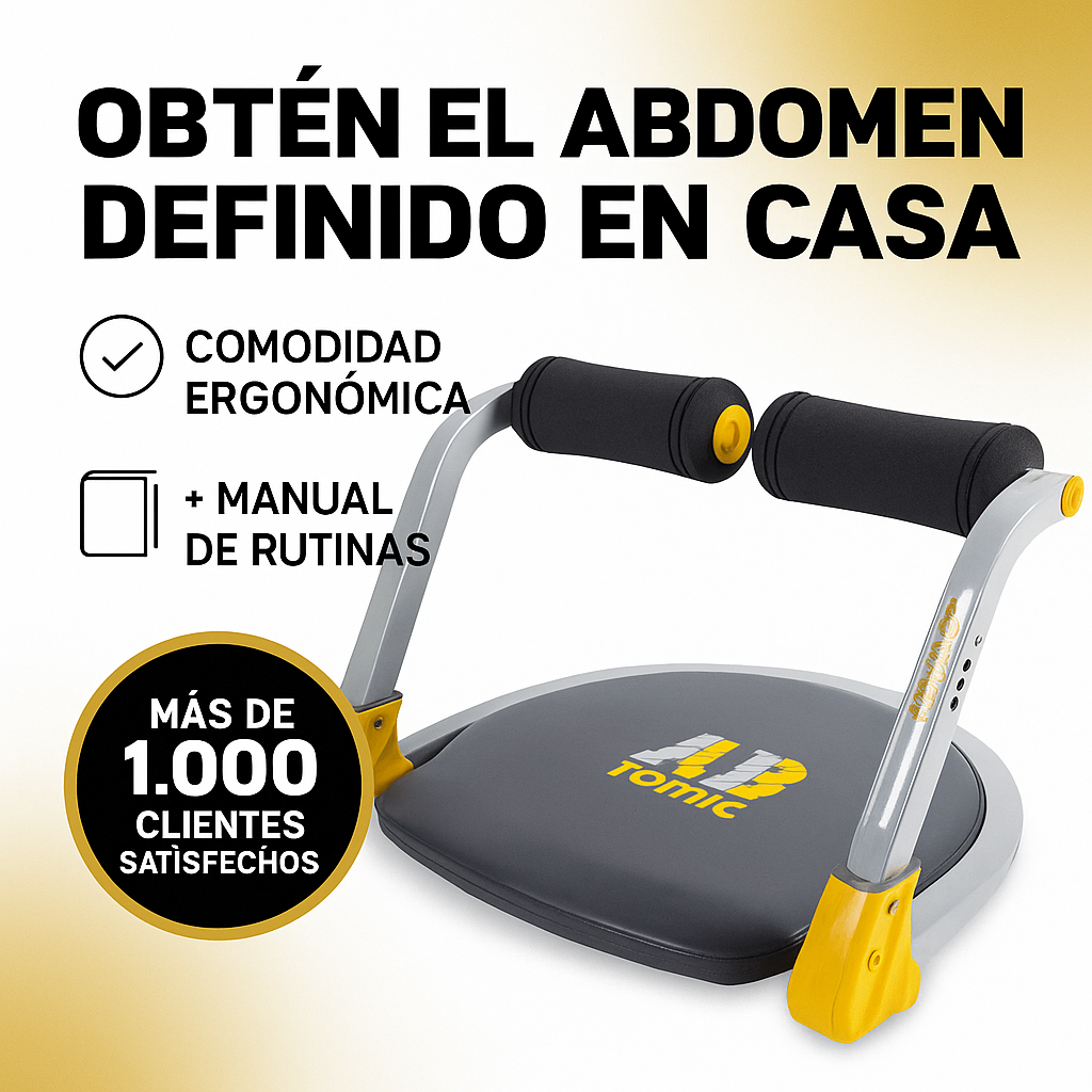 Ab Tomic: ¡Tu Gimnasio de Abdominales Profesional en Casa!