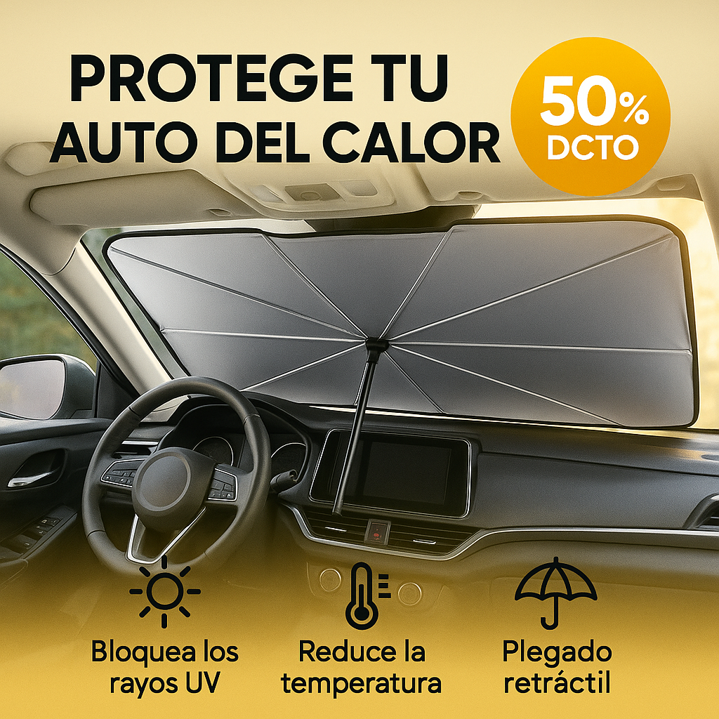 Auto Fresh Parasol para Auto - 🎁50% Dcto - Envío Gratis