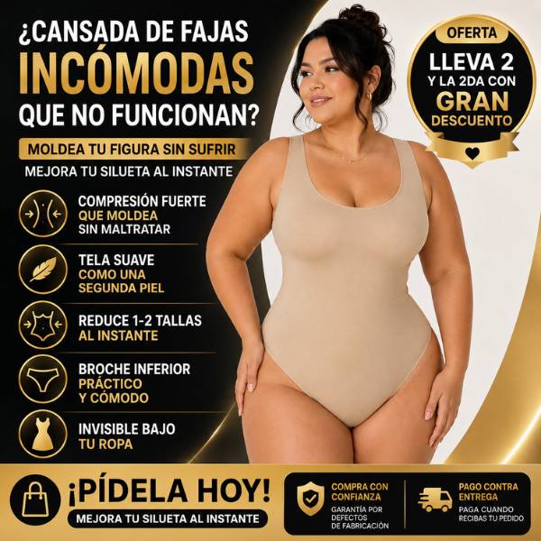 BODY CONTROL® Suavidad Que Enamora + Compresión Fuerte Que Moldea. Lleva la 2da Unidad con un Gran Descuento