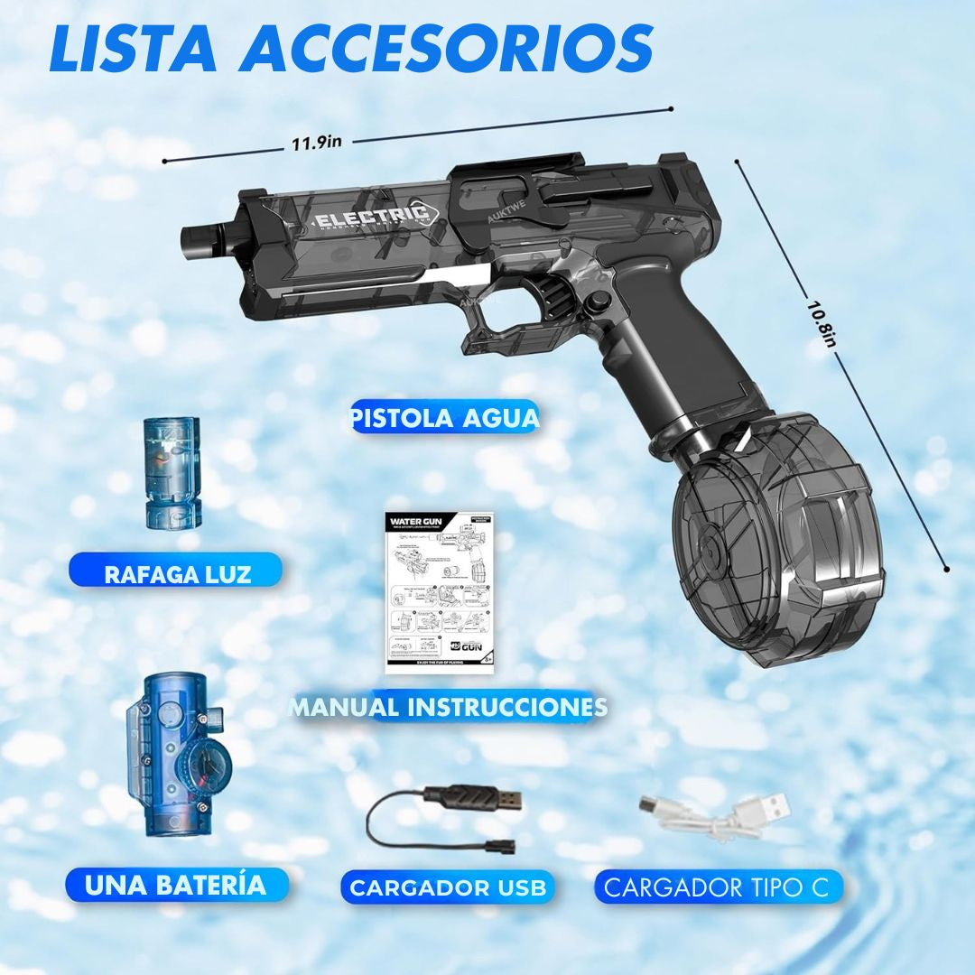 Battle Baster: El Regalo Perfecto para estas Vacaciones-Pistola de Agua Eléctrica-Gran Potencia 🎁Envío Gratis