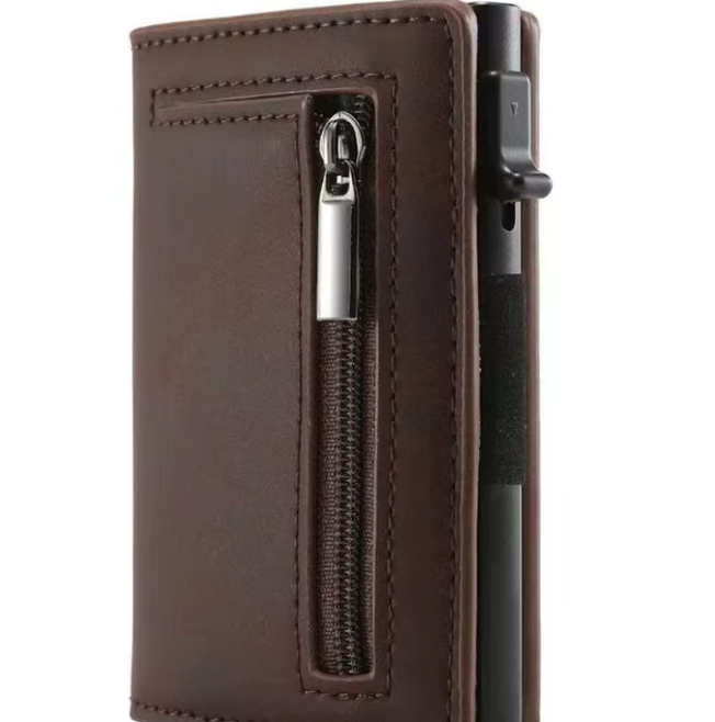 Billetera Forge Wallet: Seguridad RFID con Diseño Delgado de Lujo🎁Envío Gratis-Paga en Casa