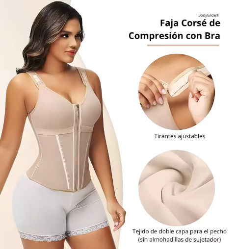 Sculpt Pro™ Corset Integral + Gel Reductor Gratis + Envío Gratis + Pago Contra Entrega
