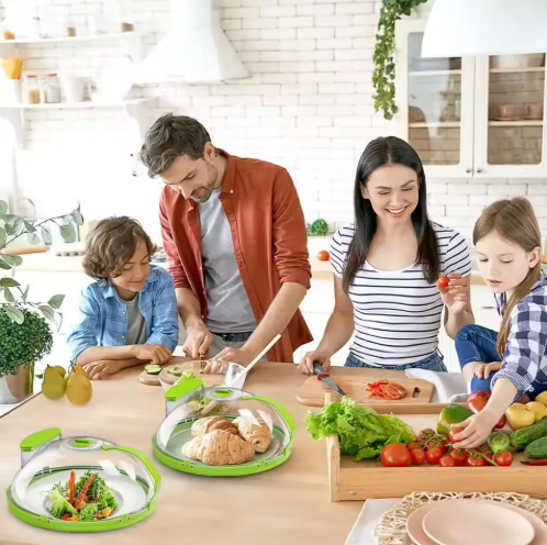 Tapa Anti-Salpicaduras: Microondas Impecable y Comida Jugosa en Minutos🎁Paga en Casa