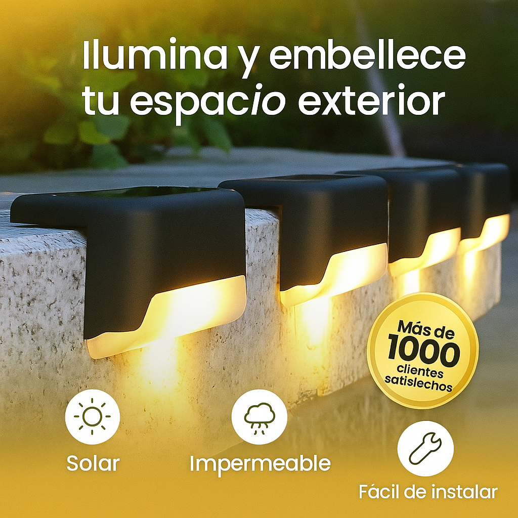 Dale vida a tus noches con luz solar decorativa y sin pagar más en tu factura.