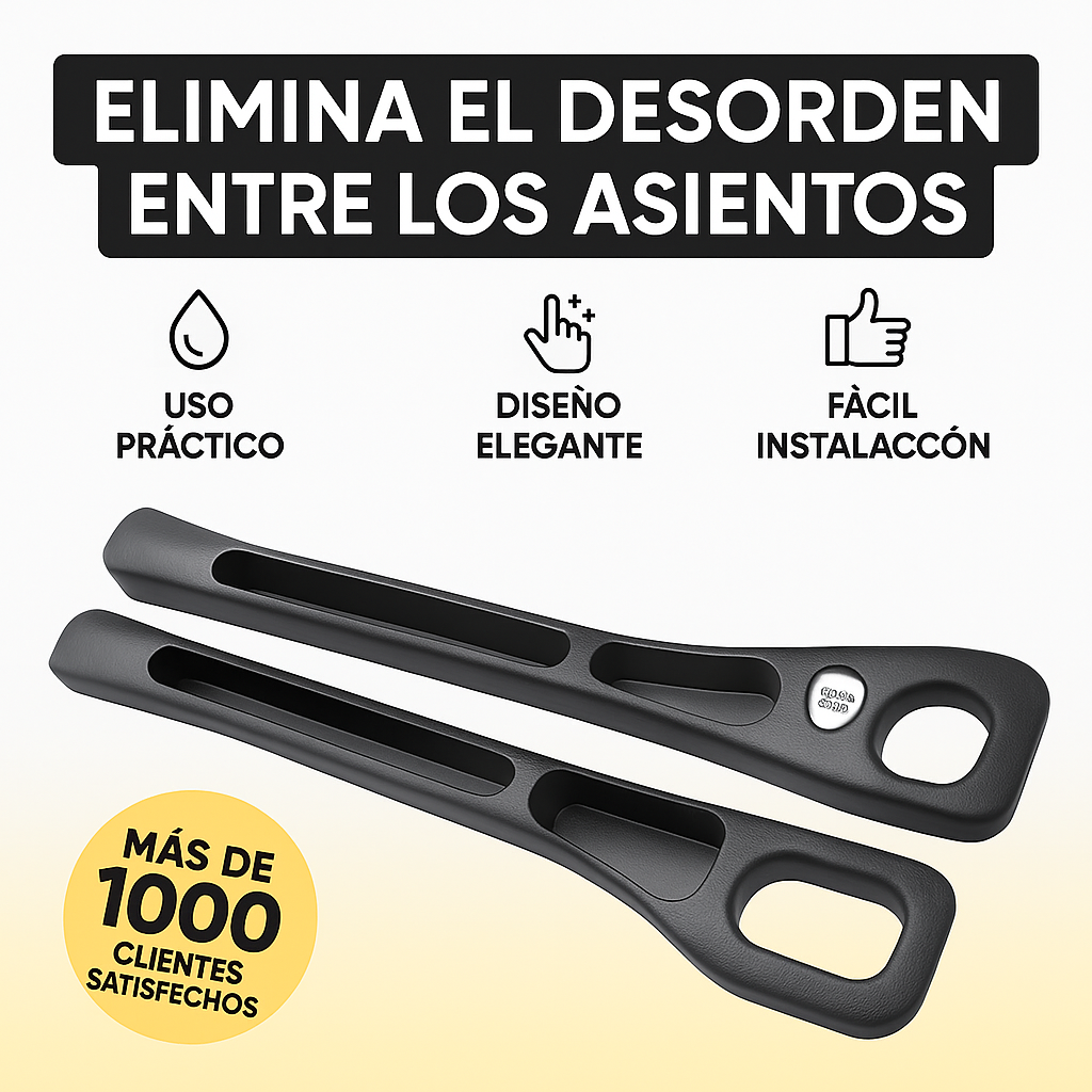 Organizador Antihueco-Convierte ese hueco molesto en el espacio más útil de tu carro. 🎁Lleva el Set por 2 unidades Solo por Hoy