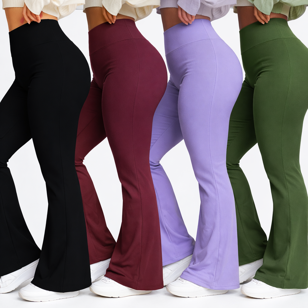 Leggins Bota Campana -Tela Suplex premium🎁Combos x 3 Unidades