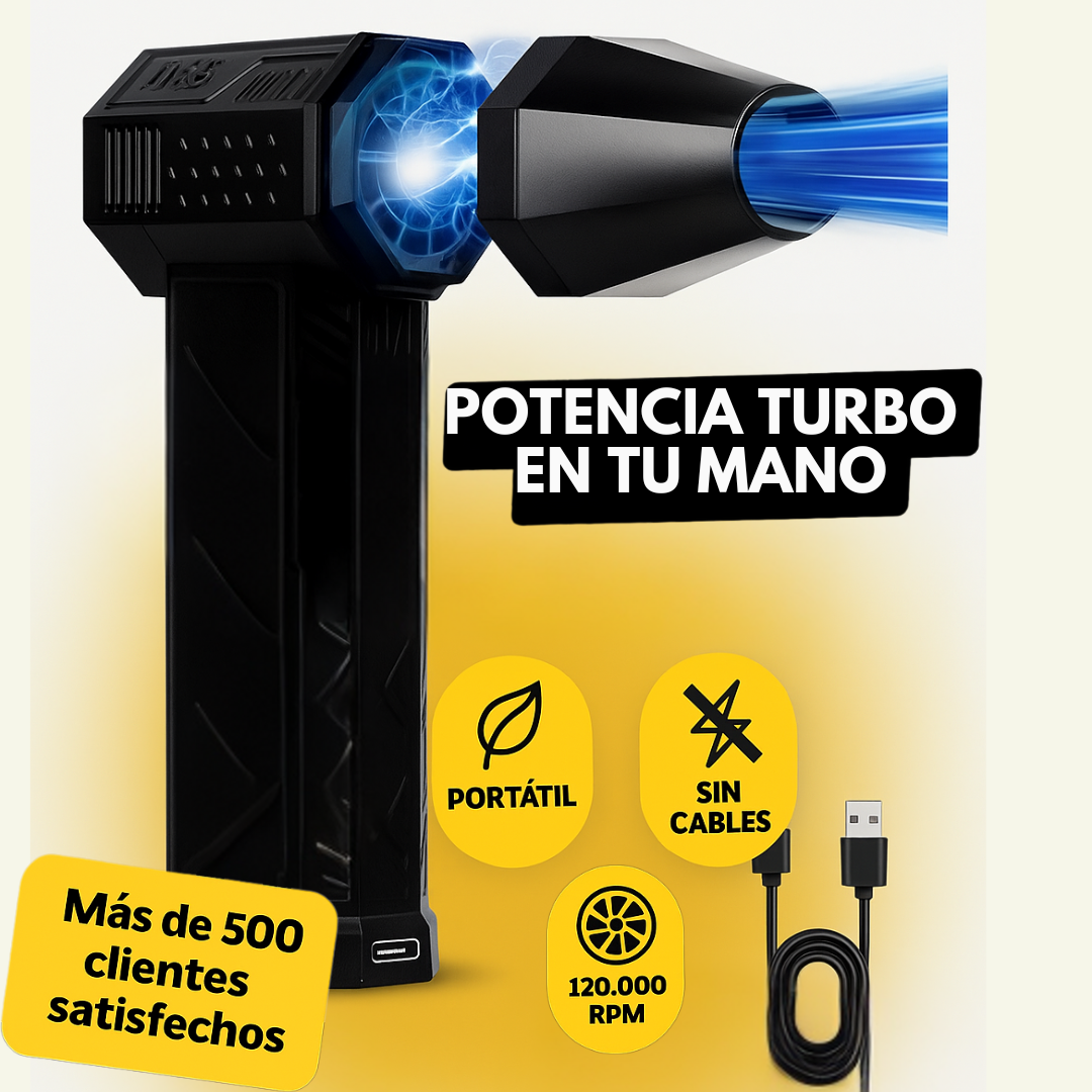 Turbo Jet: El ventilador más potente que cabe en tu mano🎁ENVÍO GRATIS