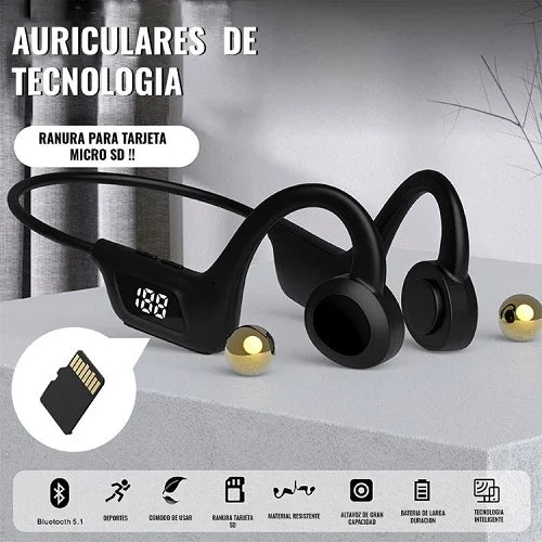 Auriculares Deportivos de Conducción Ósea U9 – Escucha tu música sin depender del celular🎁Envío Gratis