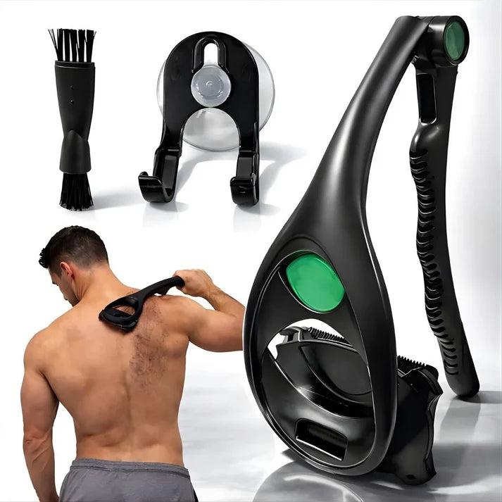 TitanShave Back Pro: Set de Afeitado de Espalda con 4 Repuestos
