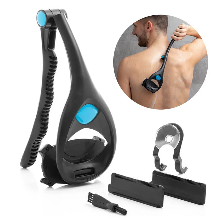 TitanShave Back Pro: Set de Afeitado de Espalda con 4 Repuestos