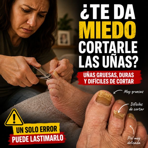 Kit de Uñas 5 en 1 — Para tus papás y tus abuelos · No corta, lima. 🎁OFF 33%