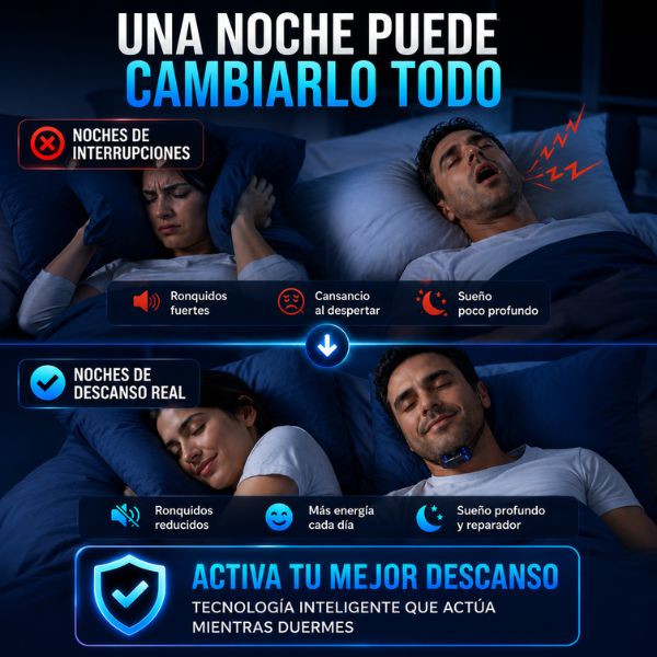 SleepZen™ Dispositivo Antirronquidos Inteligente