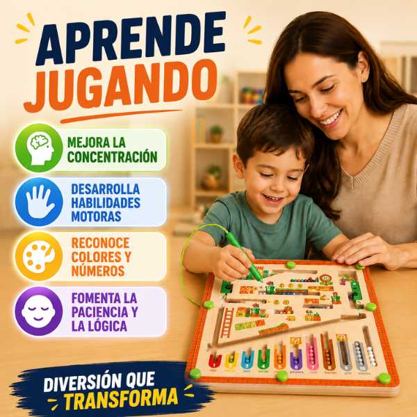 Laberinto Mágico Magnético: El Juguete que Estimula la Mente de tus Hijos 🧠 | ¡Paga al Recibir + Envío Gratis! ✨