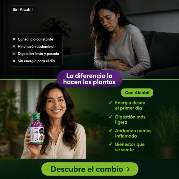 ALCABIL: Apoya la depuración natural de tu hígado con 5 plantas medicinales — 2 frascos por $99.900 con envío gratis