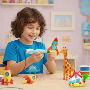 ¡Mágico Lápiz 3D para Niños!: Crea tus Propios Juguetes en el Aire y Dale Vida a tus Dibujos al Instante.