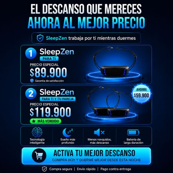 SleepZen™ Dispositivo Antirronquidos Inteligente