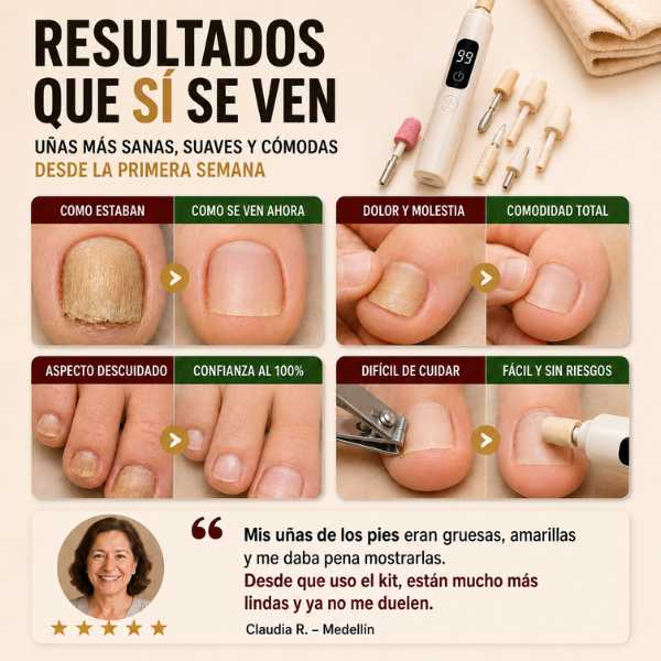 ¿No puedes cortar tus uñas gruesas? Kit de Uñas 5 en 1🎁 Off 33%