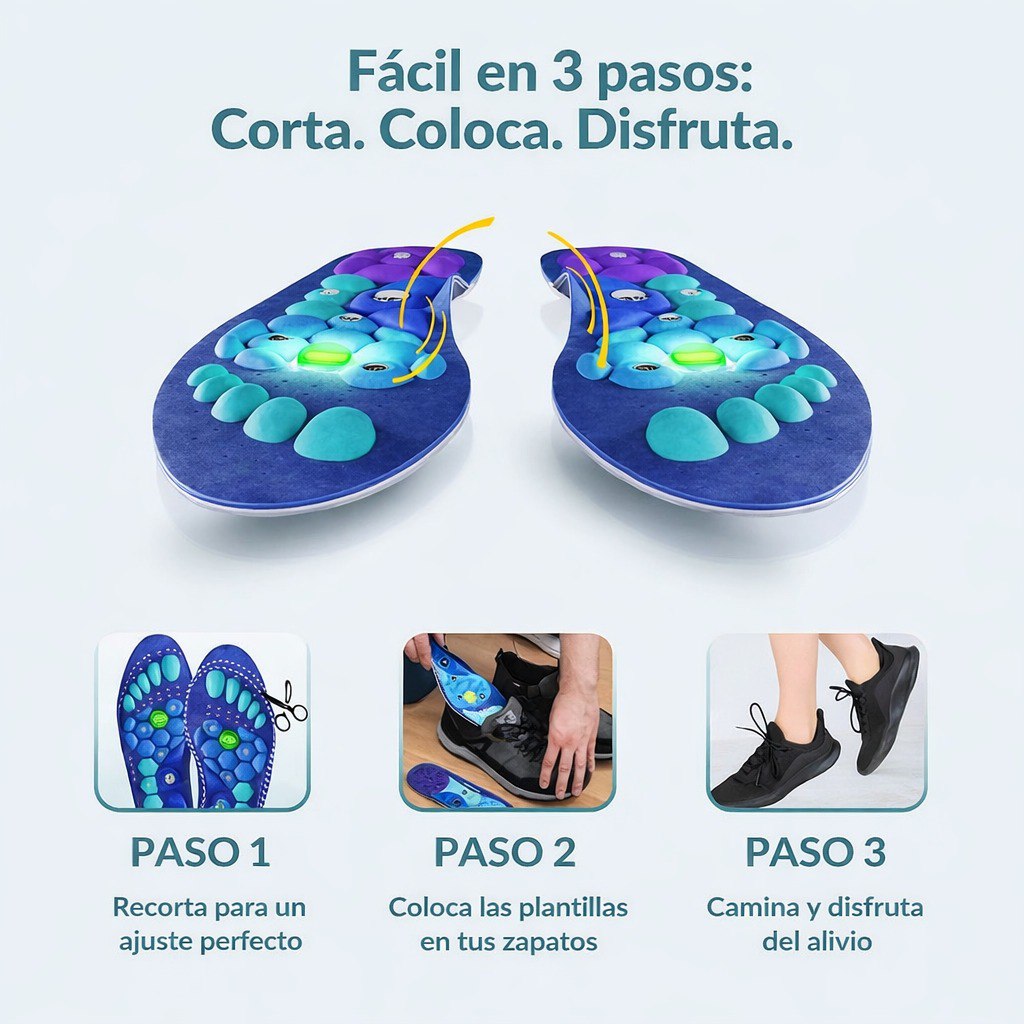 Plantillas Paso Confort  - Alivio y Masaje en Cada Paso🎁Envío Gratis