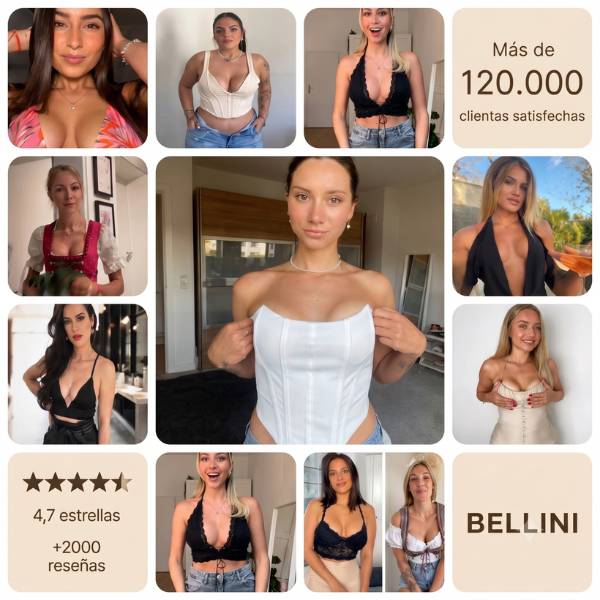 Bellini® Brassier Adhesivo Sin Tirantes — Efecto Push-Up y Realce Natural | 🎁Paga 2 Lleva 3
