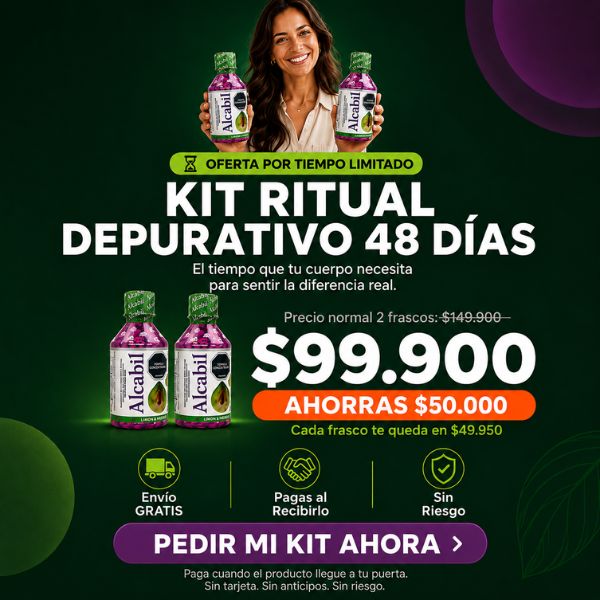 ALCABIL: Apoya la depuración natural de tu hígado con 5 plantas medicinales — 2 frascos por $99.900 con envío gratis