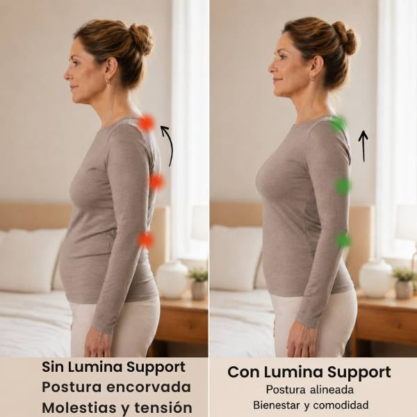 Lumina Support: Postura Perfecta y Alivio del Dolor de Espalda