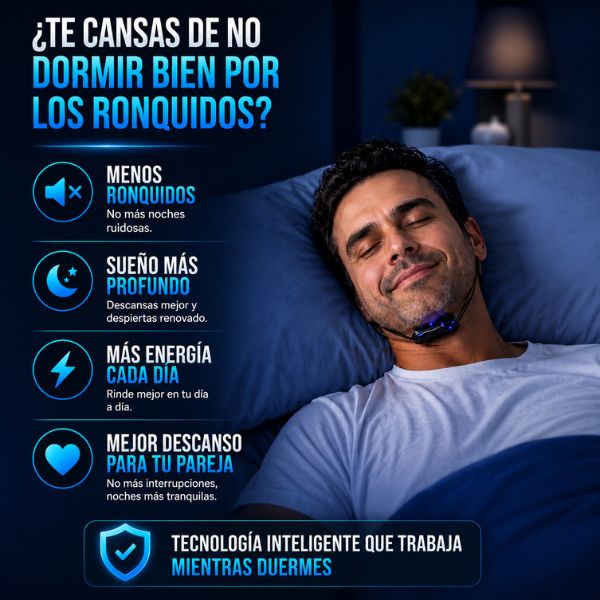 SleepZen™ Dispositivo Antirronquidos Inteligente