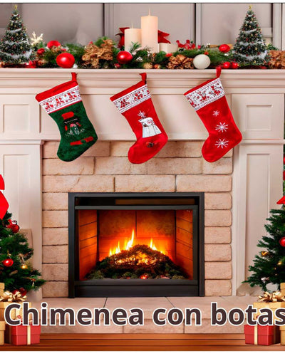 CHIMENEA CON BOTAS