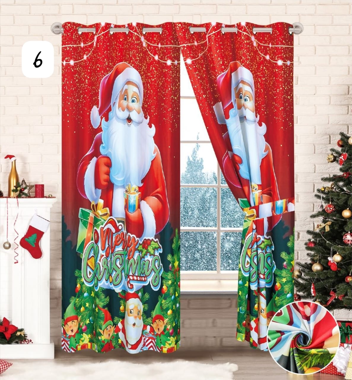 Vive la Magia de la Navidad - Cortinas Premium Blackout – Incluye Dos Paneles 🎁Envío Gratis