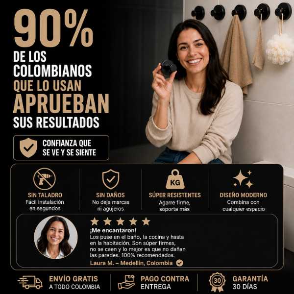 ANCORA — Cuelga Todo Sin Taladrar. Lleva x8 con Descuento.