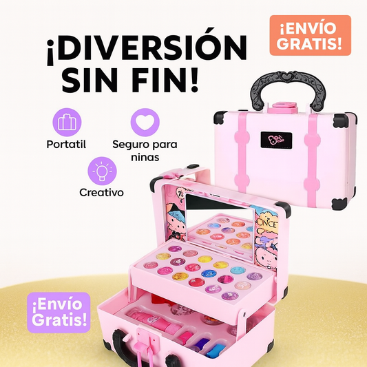 Set de maquillaje  infantil 30 piezas - Para que tu hija tenga su propio maquillaje y tus cosas sigan a salvo🎁Paga en Casa