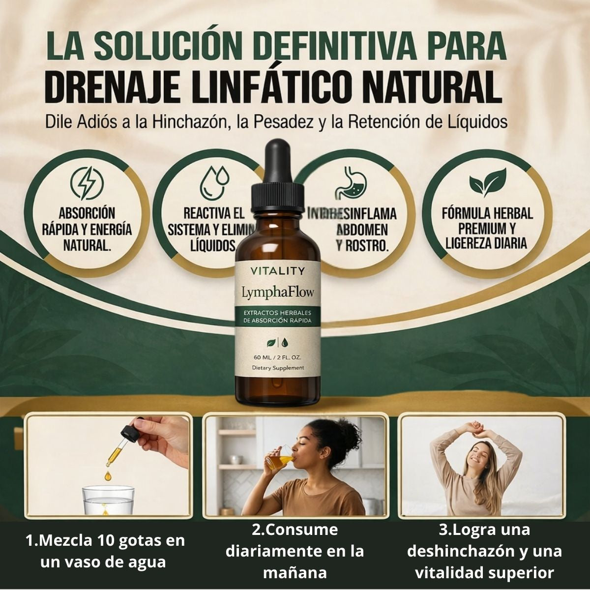 Vitality LymphaFlow: Vuelve a sentirte ligera