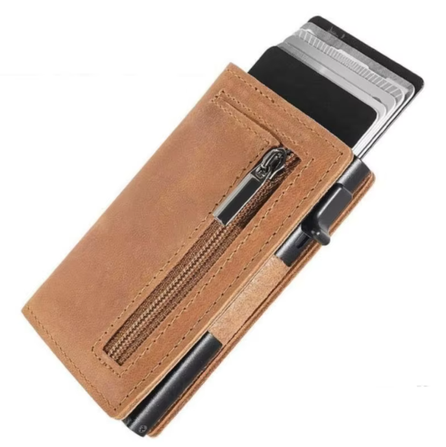 Billetera Forge Wallet: Seguridad RFID con Diseño Delgado de Lujo🎁Envío Gratis-Paga en Casa