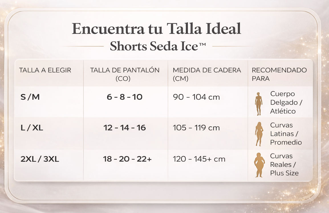 Shorts Seda Ice™ | Efecto ZeroRoce-Calidad Premium-Pack x 3 Unid. (Beige-Negro-Camel)