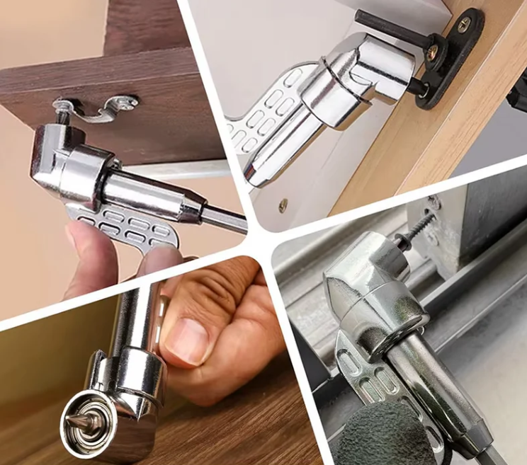 Adaptador Angular 105°: Soluciona en segundos donde tu taladro no cabe🎁Envío Gratis