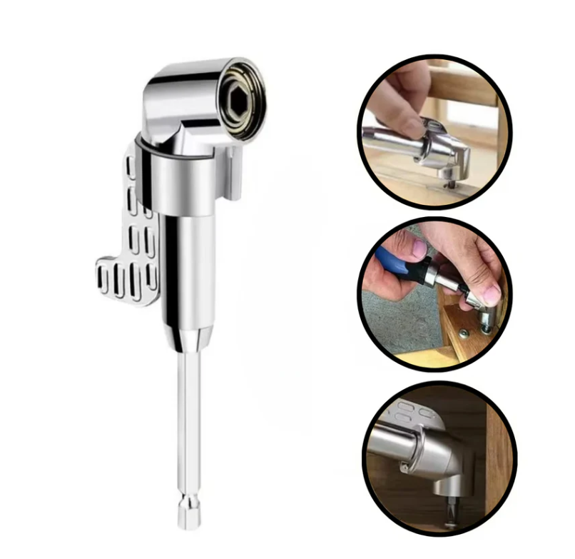 Adaptador Angular 105°: Soluciona en segundos donde tu taladro no cabe🎁Envío Gratis