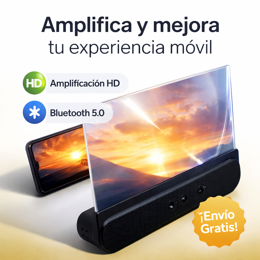 MaxView Pro 12": Escucha y mira el partido como se debe, sin audífonos🎁Paga en Casa