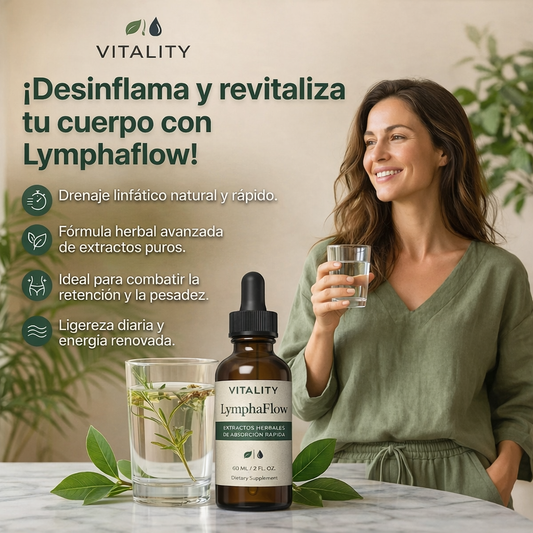 Vitality LymphaFlow: Vuelve a sentirte ligera