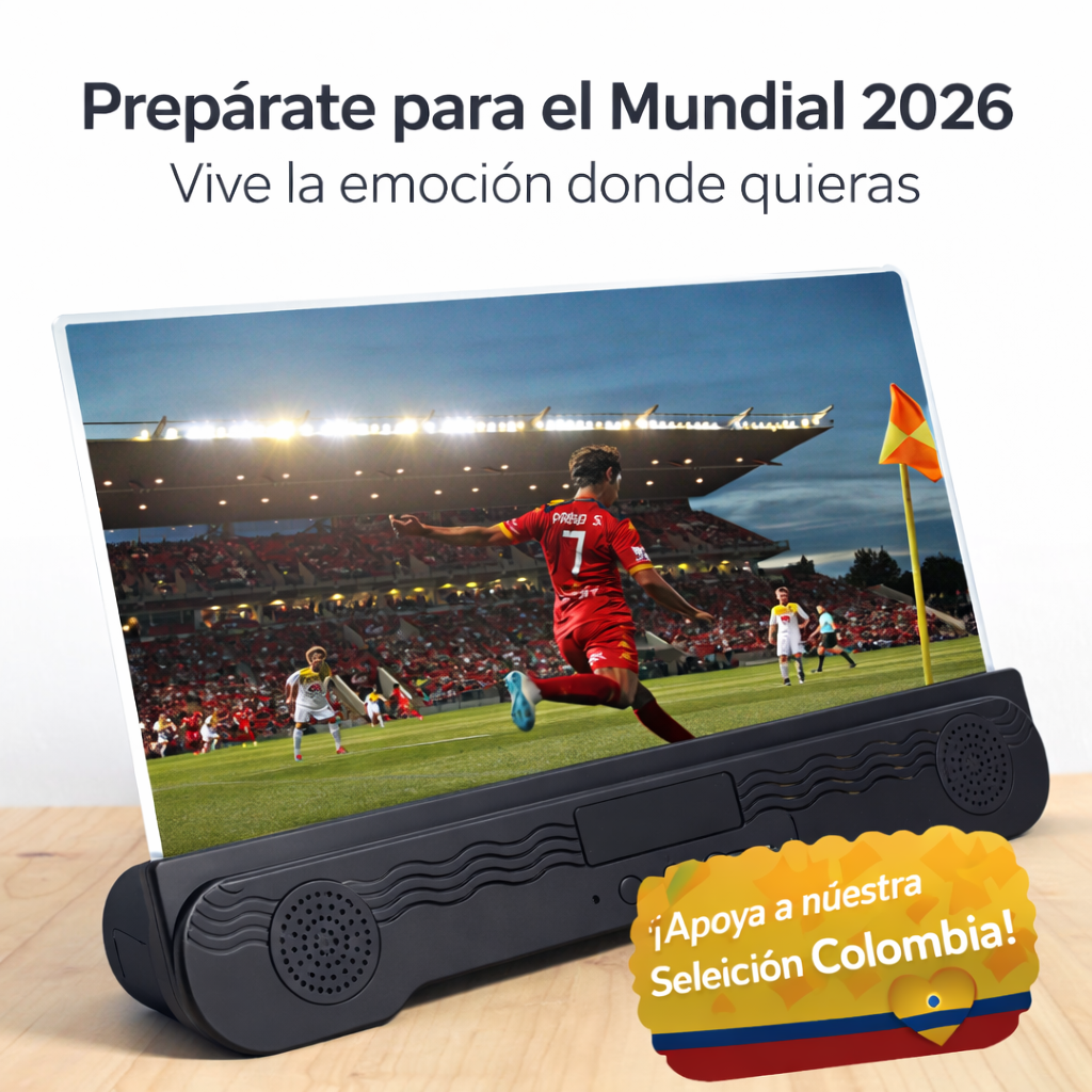 MaxView Pro 12": Escucha y mira el partido como se debe, sin audífonos🎁Paga en Casa