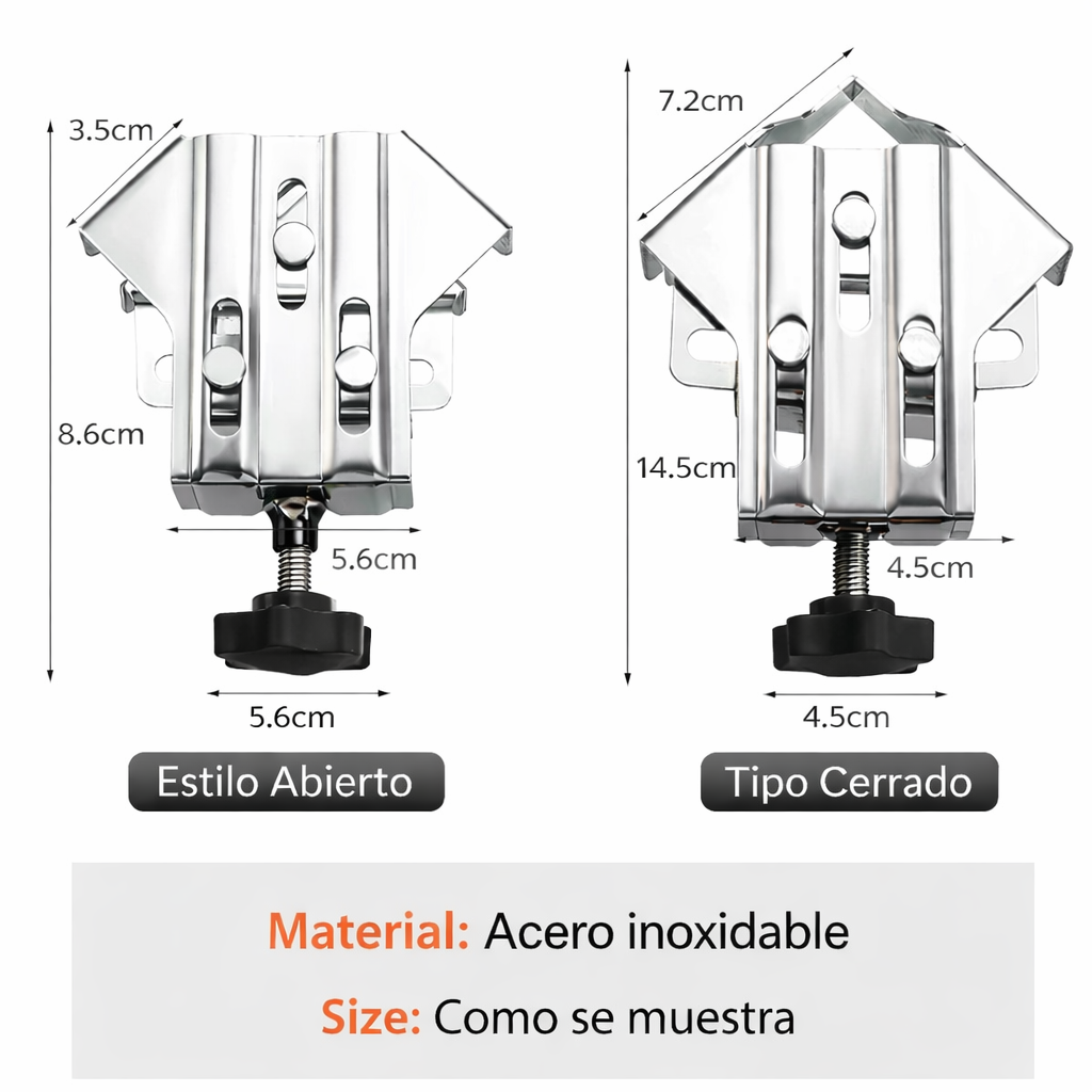 Abrazaderas de Carpintería 90° SteelGrip – Ensambles Perfectos en Segundos (Pack x4) por $139.900
