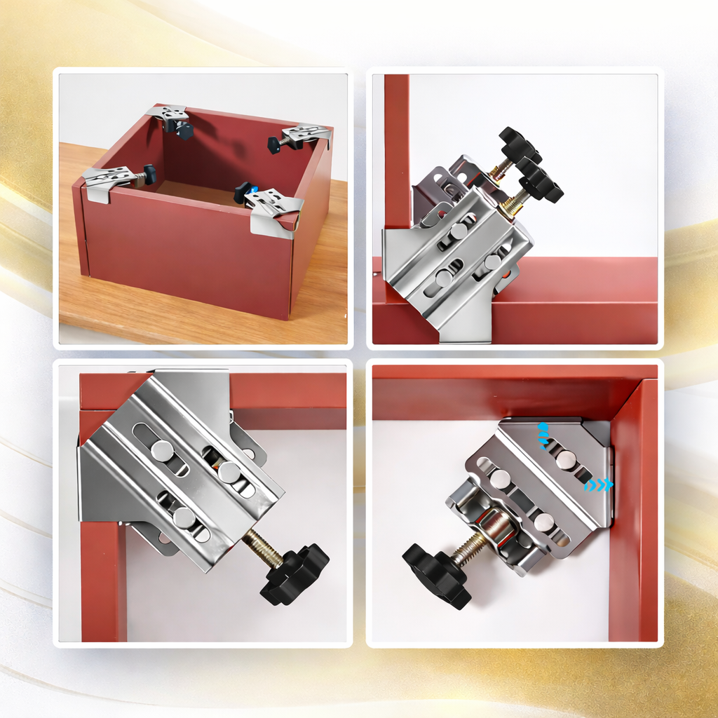 Abrazaderas de Carpintería 90° SteelGrip – Ensambles Perfectos en Segundos (Pack x4) por $139.900