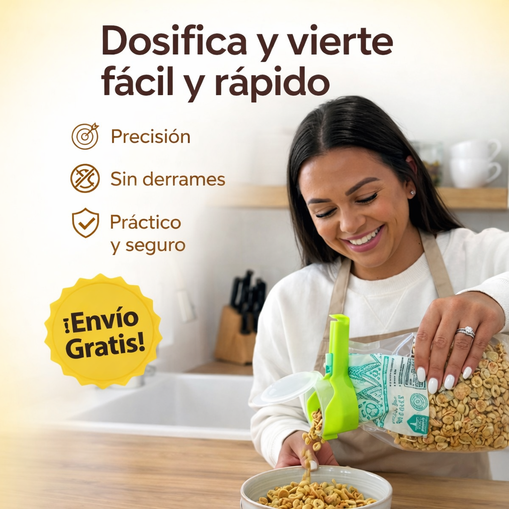 Clips Selladores con Boquilla: 🎁Envío Gratis-Paga en Casa