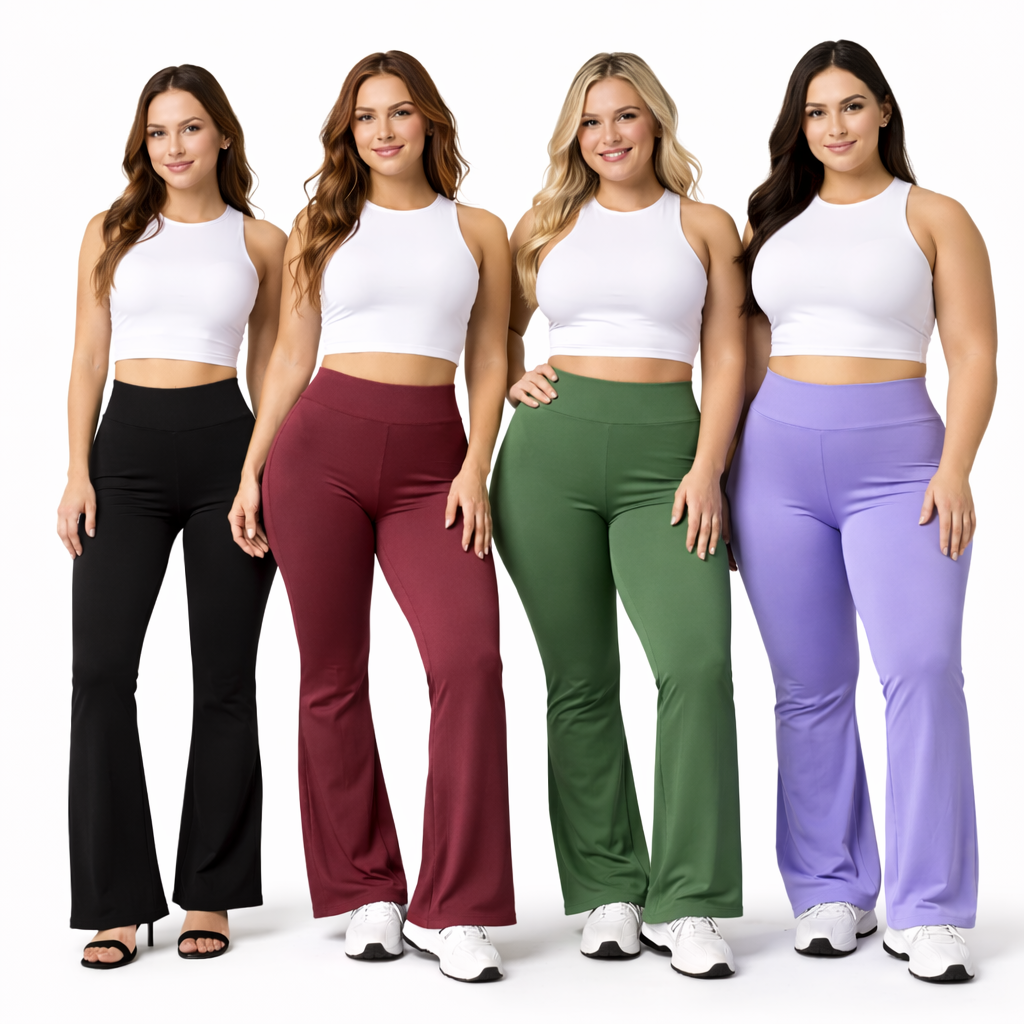 Leggins Bota Campana -Tela Suplex premium🎁Combos x 3 Unidades