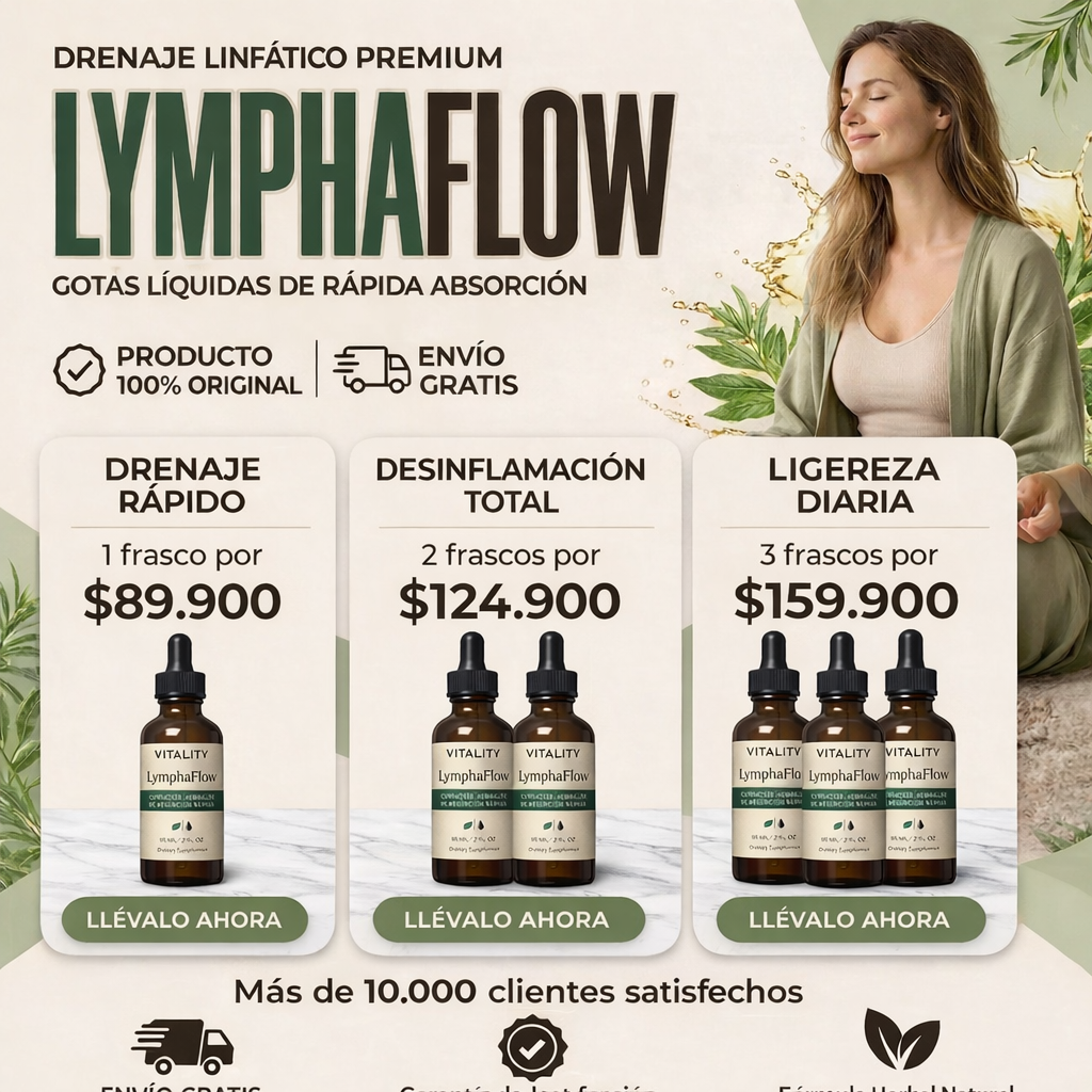 Vitality LymphaFlow: Vuelve a sentirte ligera