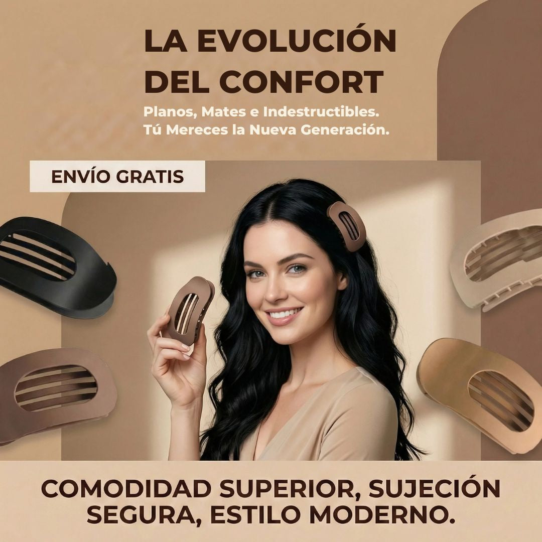 Set 4 Pinzas Planas Premium (Acabado Mate Soft-Touch)
