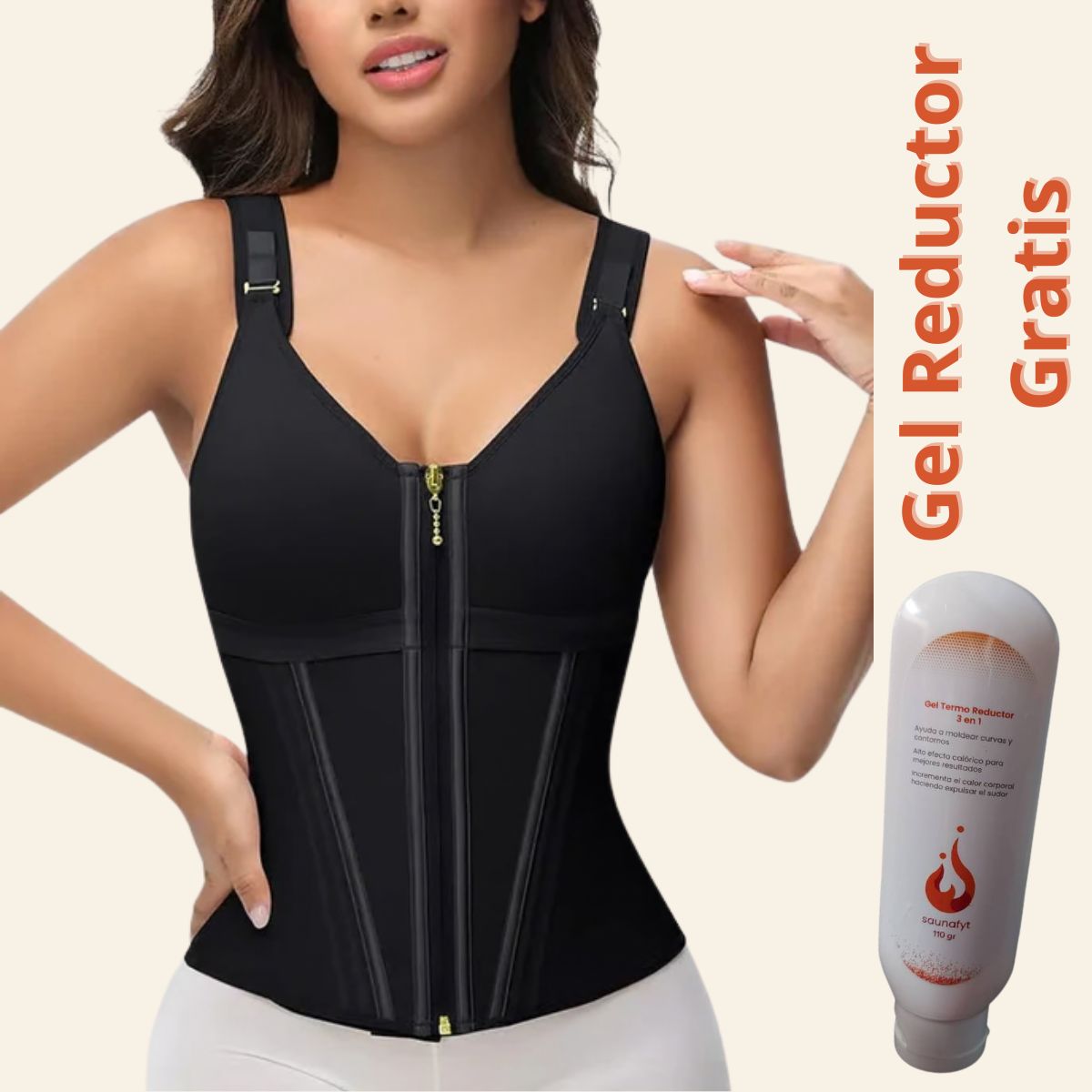 Sculpt Pro™ Corset Integral + Gel Reductor Gratis + Envío Gratis + Pago Contra Entrega