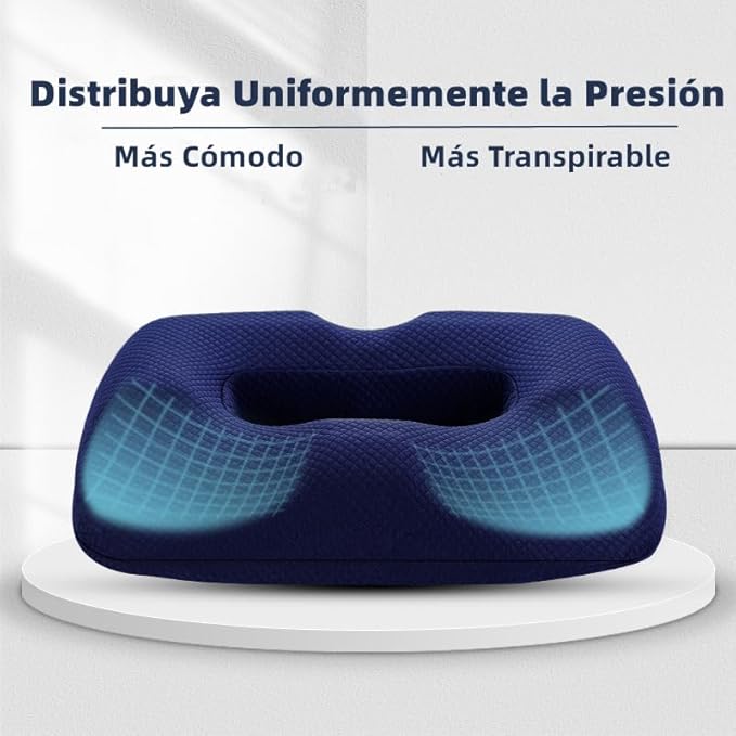 LumbarPro: El Asiento Viscoelástico para Trabajar 8 Horas sin Fatiga y Prevenir el Adormecimiento.