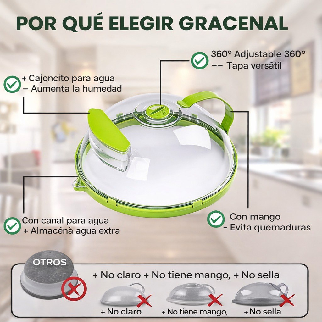 Tapa Anti-Salpicaduras: Microondas Impecable y Comida Jugosa en Minutos🎁Paga en Casa
