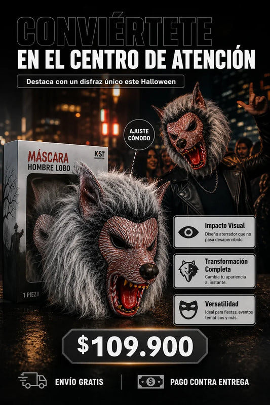 Mascara Hombre Lobo